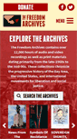 Mobile Screenshot of freedomarchives.org